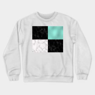 Mint marble VII Crewneck Sweatshirt